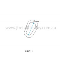 Plastic Oval Ring (RING11)