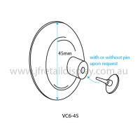 Suction Cup with Thumb-tack (VC6-45)